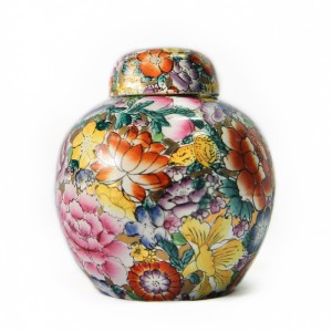 Colourful Flowers Urn